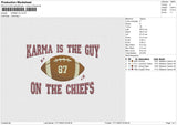 KARMA V2 Embroidery File 6 size