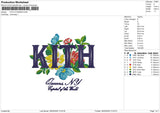 KITH FLOWERS Embroidery File 6 size