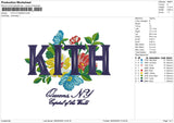 KITH FLOWERS Embroidery File 6 size