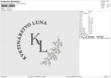 KVETINARSTVO LUNA  Embroidery File 6 size