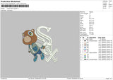 K Sox Regular mbroidery File 6 sizes