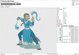 Katara Avatar Embroidery