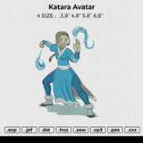 Katara Avatar Embroidery