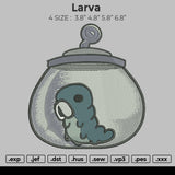 Larva Embroidery