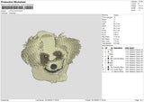 Little Dog Embroidery File 6 sizes