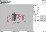 Love Photoflat 2001 Embroidery File 6 sizes
