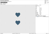 LOVE2 Embroidery File 6 size