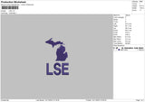 Lse Embroidery File 6 sizes