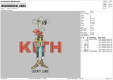 Lucky Luke Embroidery
