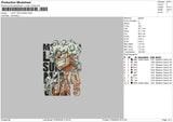 Luffy2702 Embroidery File 6 sizes