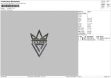 Luxin L Embroidery File 6 sizes