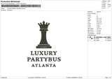 LUXURY22226 Embroidery File 6 sizes