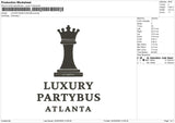 LUXURY22226 Embroidery File 6 sizes