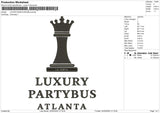 LUXURY22226 Embroidery File 6 sizes
