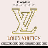 LV Applique Embroidery