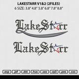 Lakestarr v1 v2 Embroidery 2 Files