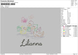 Ducks Text Embroidery File 6 sizes