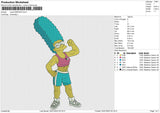 LISSA SIMPSON Embroidery File 6 size