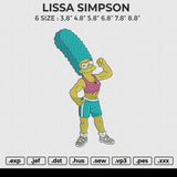 LISSA SIMPSON Embroidery File 6 size