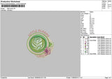Littletext 1109 Embroidery File 6 sizes