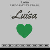 Luisa Embroidery File 6 size