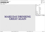 MAKE DAY Embroidery File 6 size
