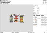 Foods1405 Embroidery File 6 sizes