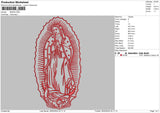 Maria 2802 Embroidery File 6 sizes