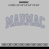Marmac Embroidery File 6 sizes