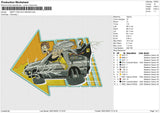 MARTY AND DOC BROWN Embroidery File 6 size