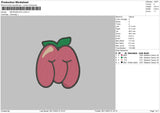 Fruit M Embroidery File 6 sizes