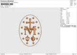 MCROSS Embroidery File 6 size