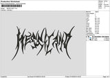 Messicandtext Embroidery File 6 sizes