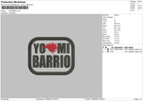 Mi Barrio V2 Embroidery File 6 sizes