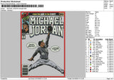 Michael Rectangle Embroidery File 6 sizes