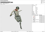MIKASA ACHERMAN Embroidery File 9 size