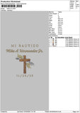 Miketext 1129 Embroidery File 6 sizes