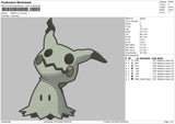 Mimikyu V2 Embroiery File 6 sizes