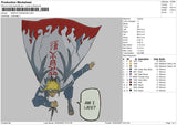 Minato Namikaze Embroidery