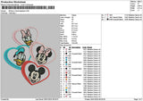 Mickeyfriend App 2601 Embroidery File 6 sizes