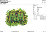 MM Logo Embroidery File 6 size