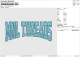 MNL THREADS Embroidery File 6 size