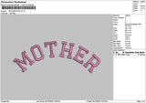 Mothertext Puff Embroidery File 6 sizes
