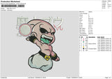 Majin1303 Embroidery File 6 sizes