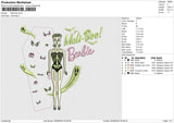 Mali Boo Embroidery File 6 size