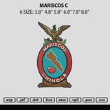 Mariscos C Embroidery File 6 sizes