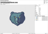 Memphis Grizzlies Embroidery