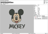 Mickeyhead 2101 Embroidery File 6 sizes