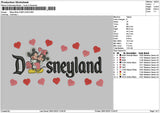 Dland Mickey Lov 03 Embroidery File 6 sizes