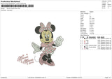 Minnie mouse xoxo Embroidery File 6 sizes